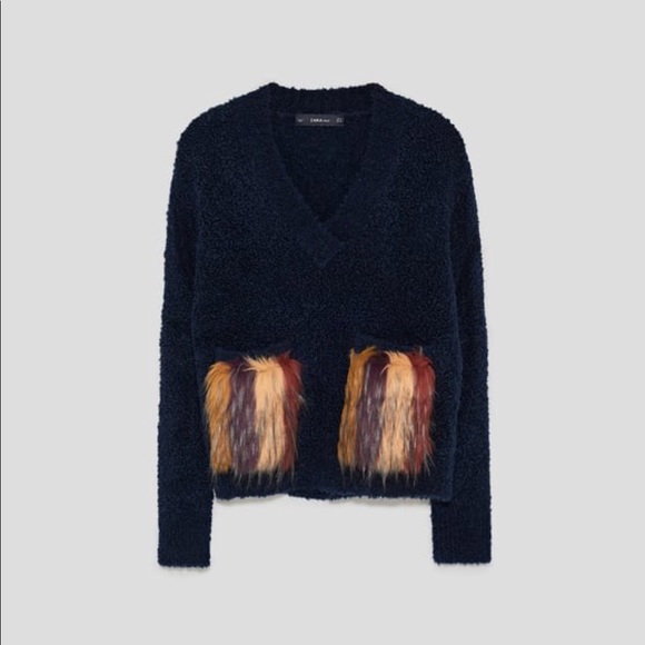 Zara Sweater with Textured pockets - Picture 5 of 7